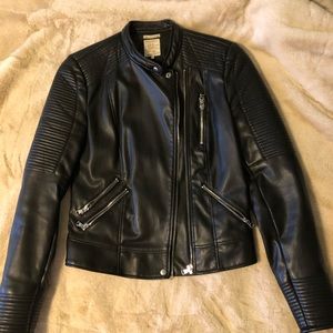 Zara trf Outerwear Faux Leather Jacket